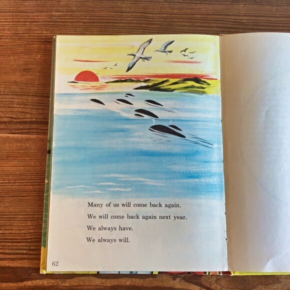The Whales Go By Dr. Seuss Beginner Book, Kids Educational Story, As Is - Picture 7 of 9